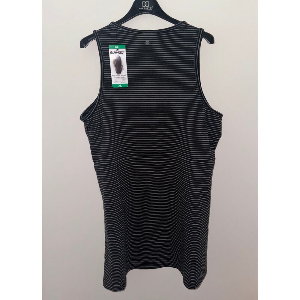 New With Tags Hi Tec Two Tone Sleeveless Ottoman Dress Womens XL‎ Zipper Pocket - Picture 5 of 6